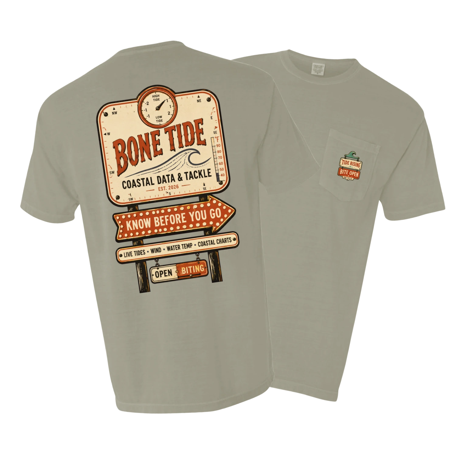 Bait Shop Sign - KHAKI