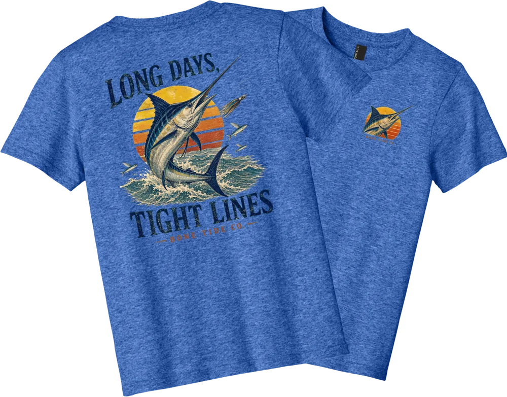 Long Days Tight Lines - Heather Royal
