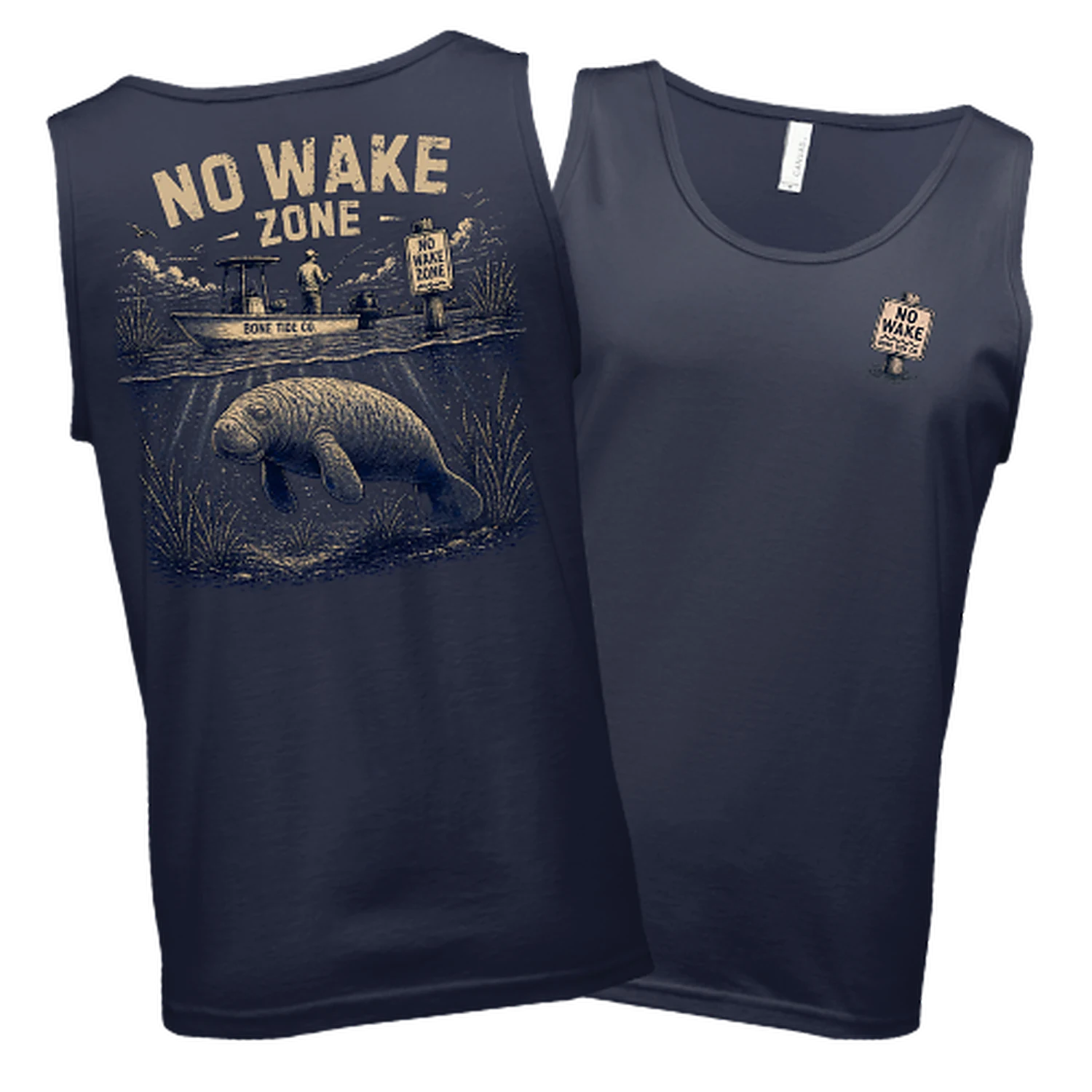 No Wake Zone Tank