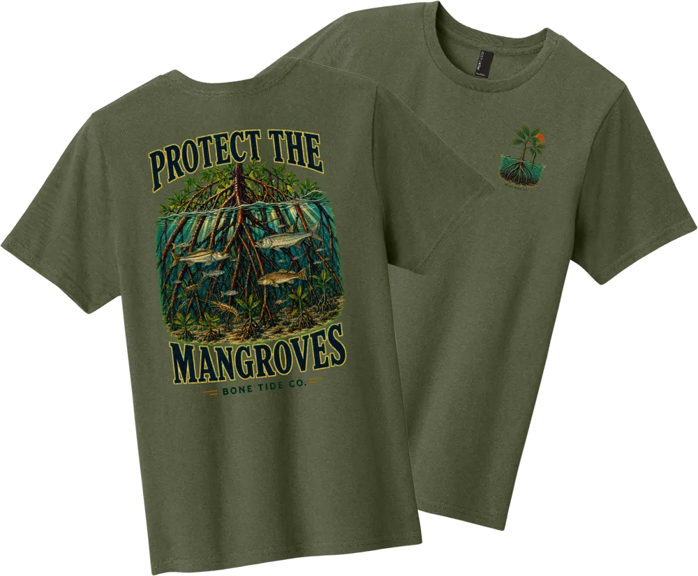 Protect the Mangroves - Olive Drab Green
