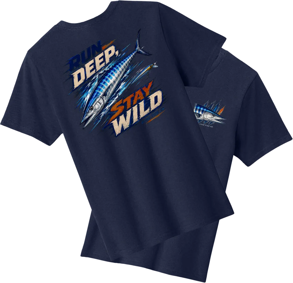 Run Deep Stay Wild - True Navy