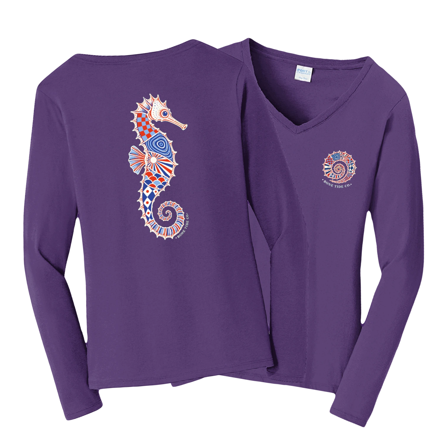 Seahorse Longsleeve - Team Purple