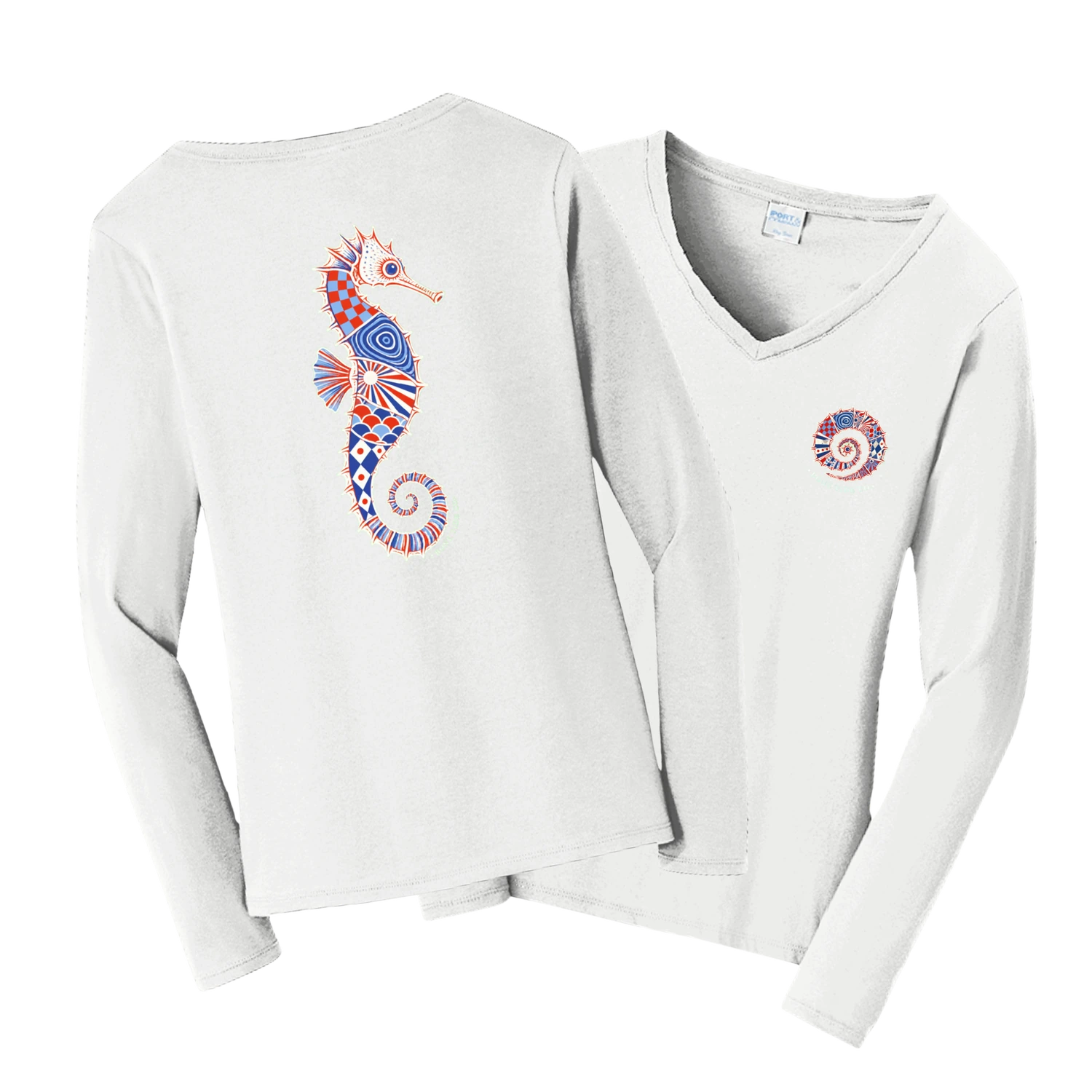 Seahorse Longsleeve - White