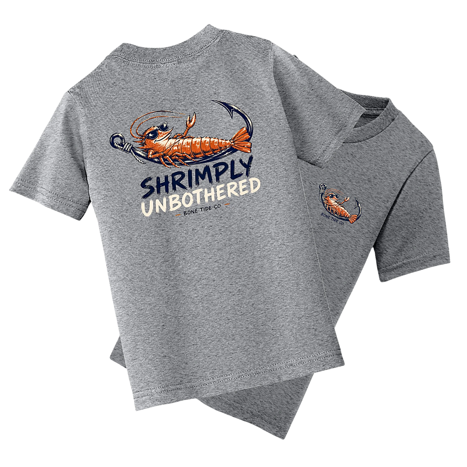 Shrimply Unbothered - Athletic Heather