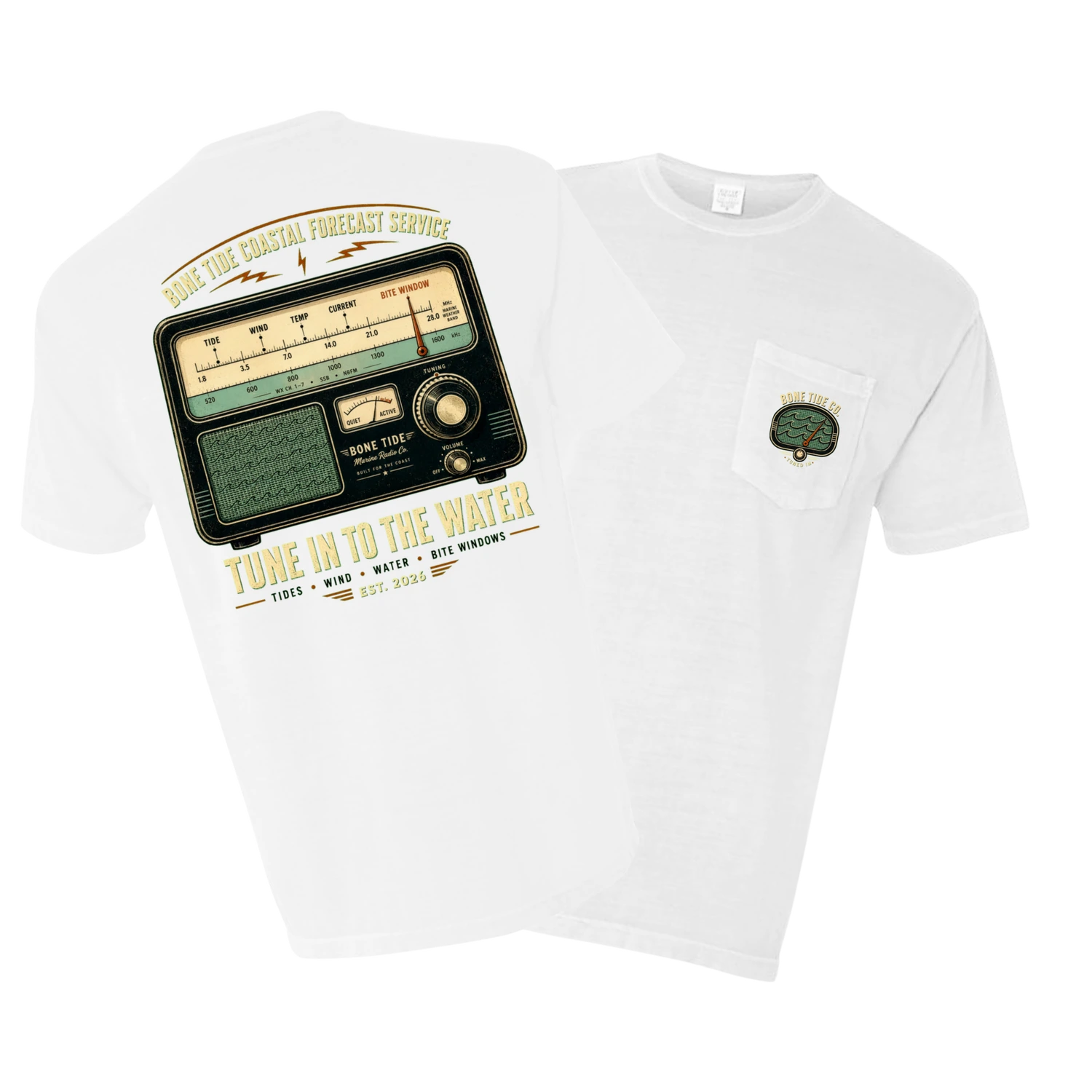 Tuned In - WASHED WHITE